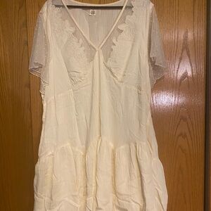 Torrid Cream Maxi Dress